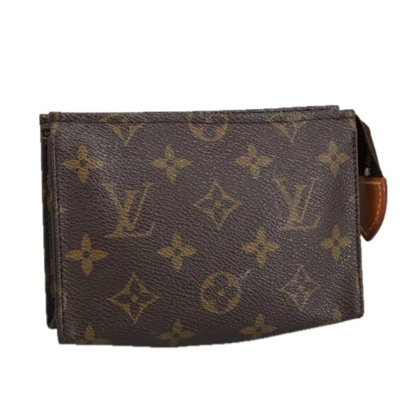 LOUIS VUITTON Monogram Poche Toilette 15 Pouch M47546 LV Auth 100309 - Picture 1 of 16